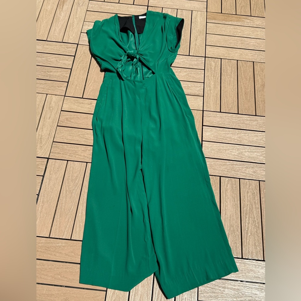 Sandro Paris short sleeve green romper - Picture 9 of 13